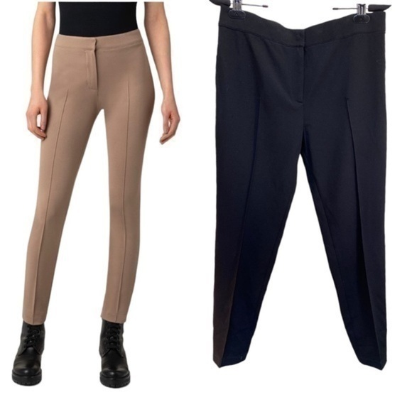 AKRIS PUNTO Mara Slim Fit Jersey Ankle Pants - Picture 1 of 10